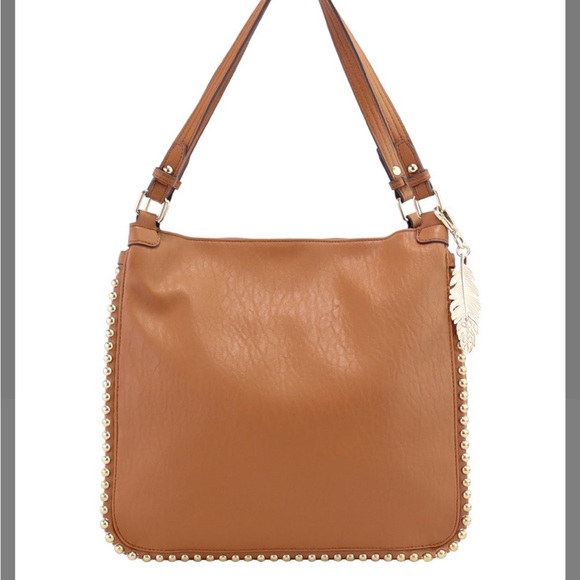 Jessica Simpson | Cognac Camille Four-Poster Shoulder Bag